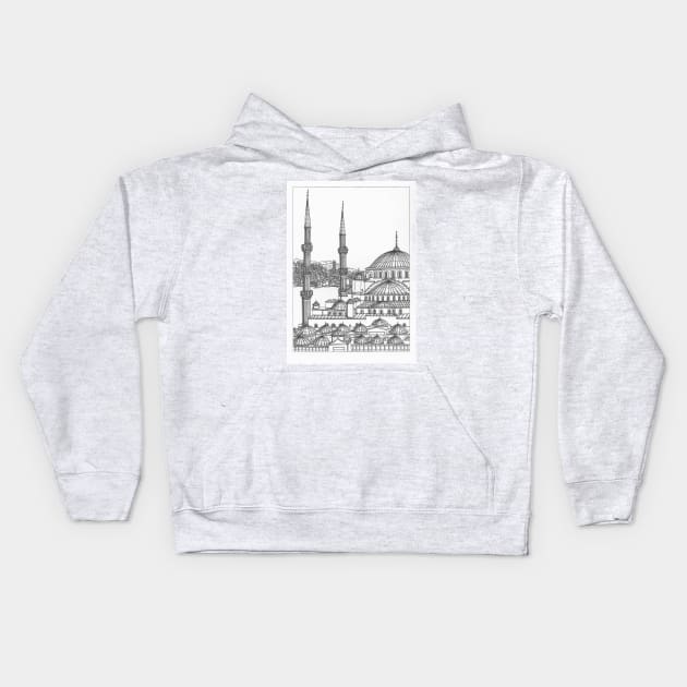 Istanbul Kids Hoodie by valery in the gallery